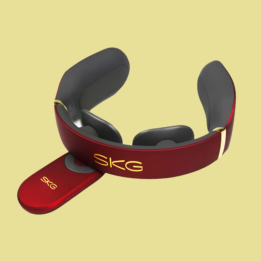 SKG4098 Red Premium Neck Massager with Remote