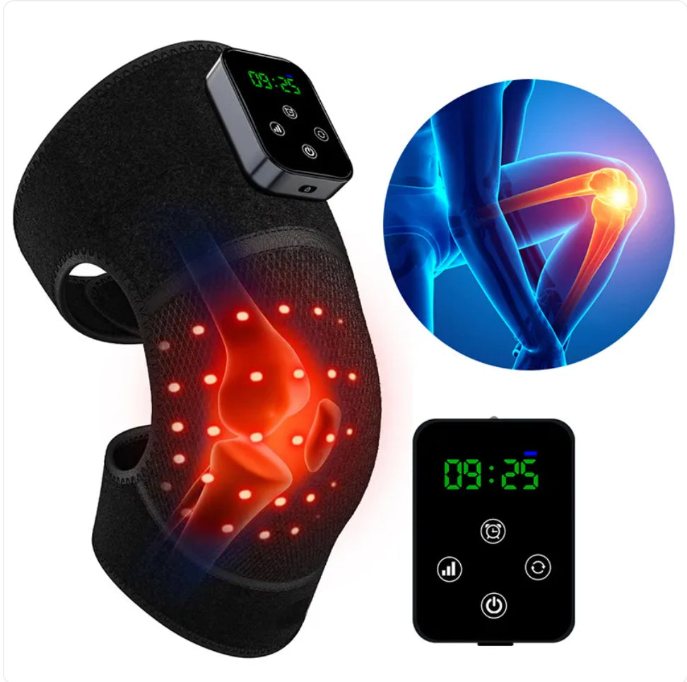 infrared knee pain relief massager with red light therapy