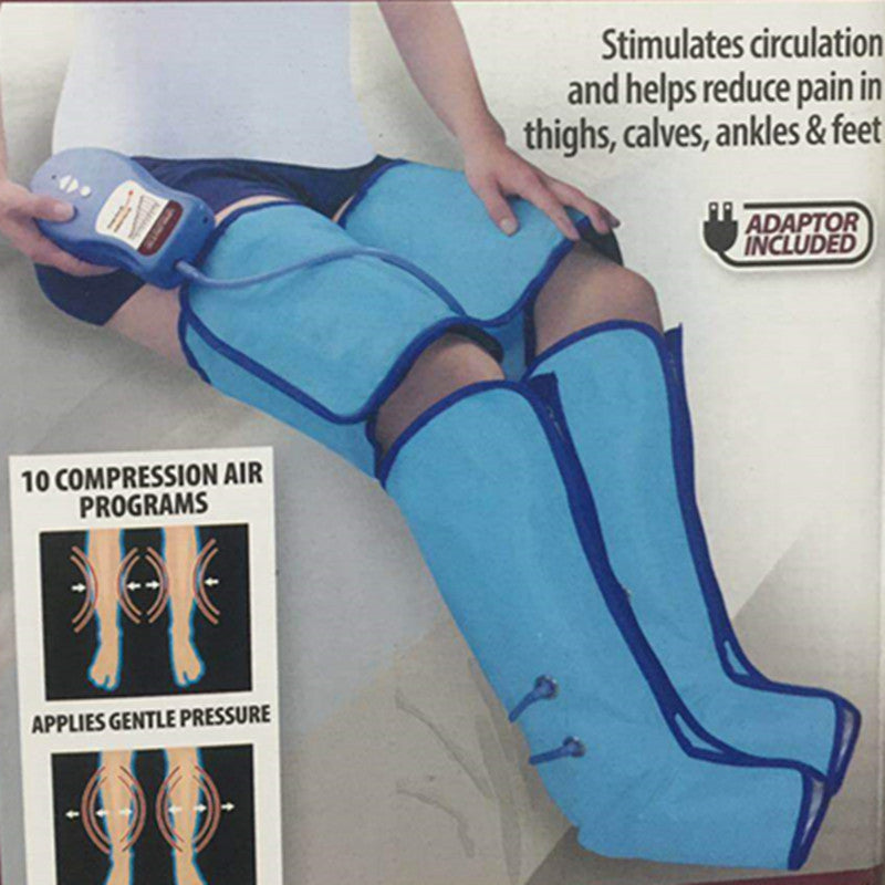 air pressure leg massager device for circulation
