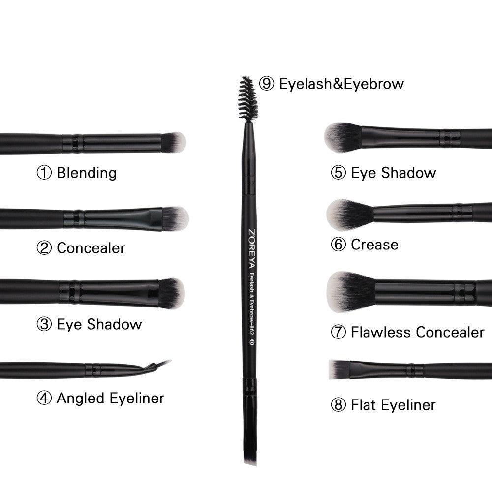 Soft bristles makeup brush set for professional makeup application