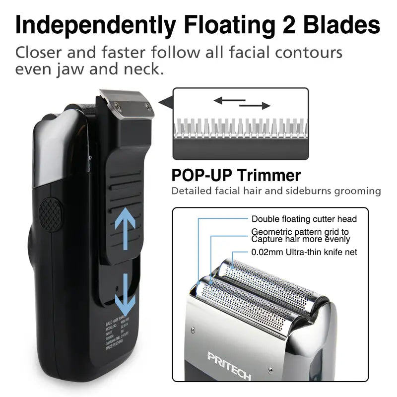 cordless electric shaver for men