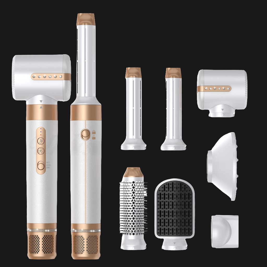 7 in 1 multifunctional high speed hot air brush