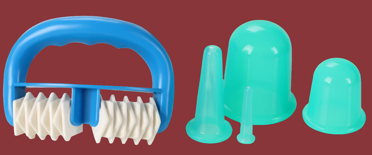 Roller massager 5 pcs vacuum cupping device