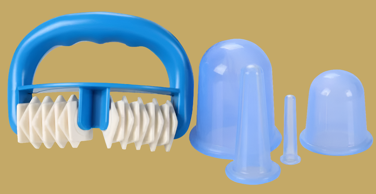 roller massager vacuum cupping device set